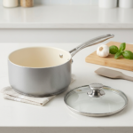 Pestsafe 2-Quart Ceramic Nonstick Saucepan with Lid - Image 4